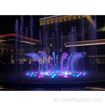 Fuente de tierra seca para el agua para el parque